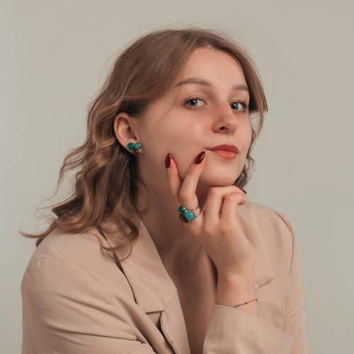 Кольцо Possebon Azul, Q.Verde, Vermelho, K0178.20.17.6 S фото 2